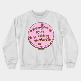 Happy Cake English Crewneck Sweatshirt